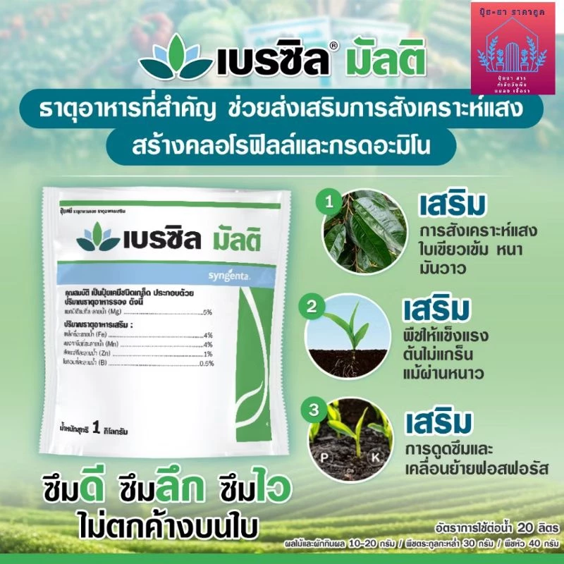 เบรซิล มัลติ ขนาด1กก./ถุง
