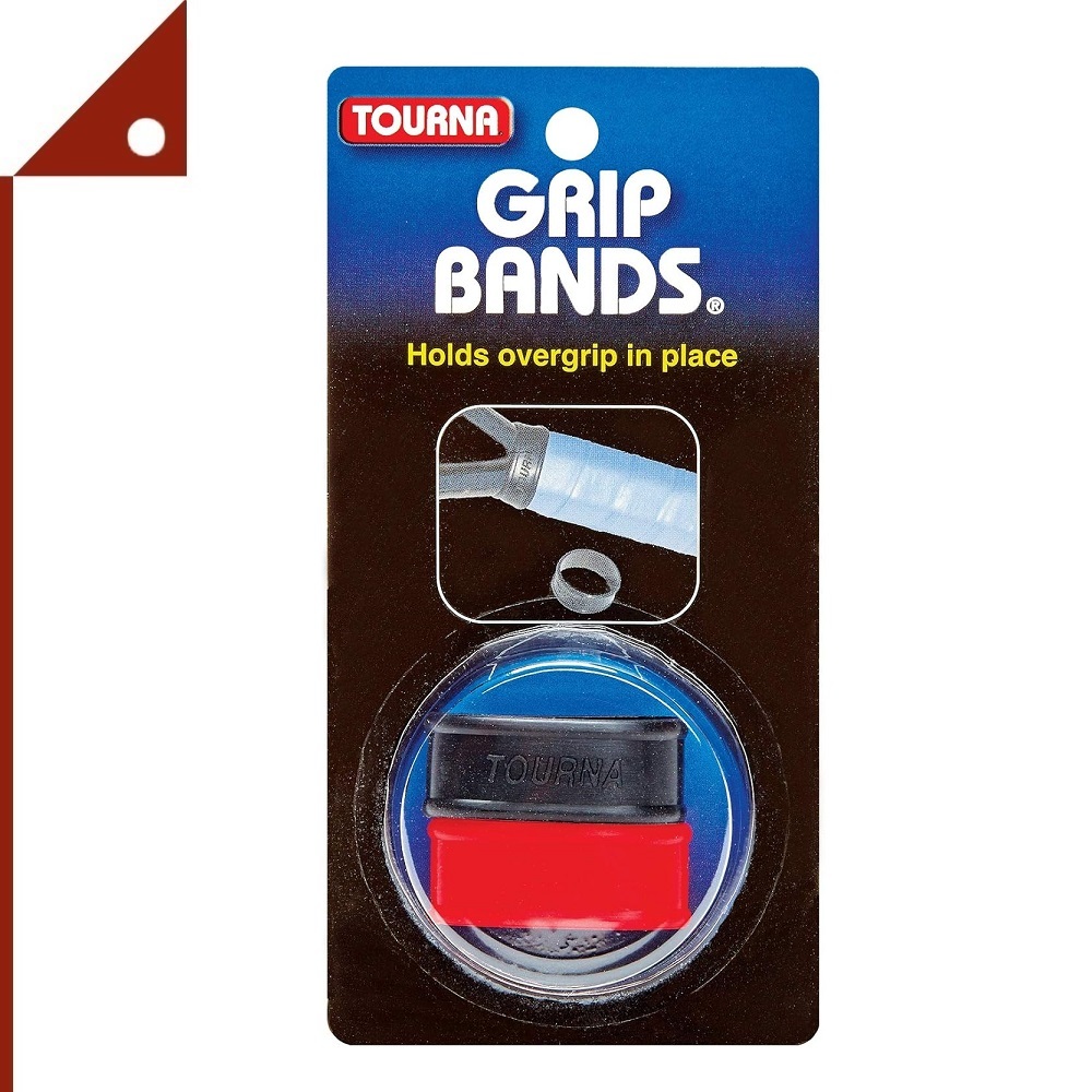 Tourna : TRNGB-2* ยางรัดกริปพันด้ามไม้เทนนิส Grip Bands For Tennis Racket Handles 2pk.