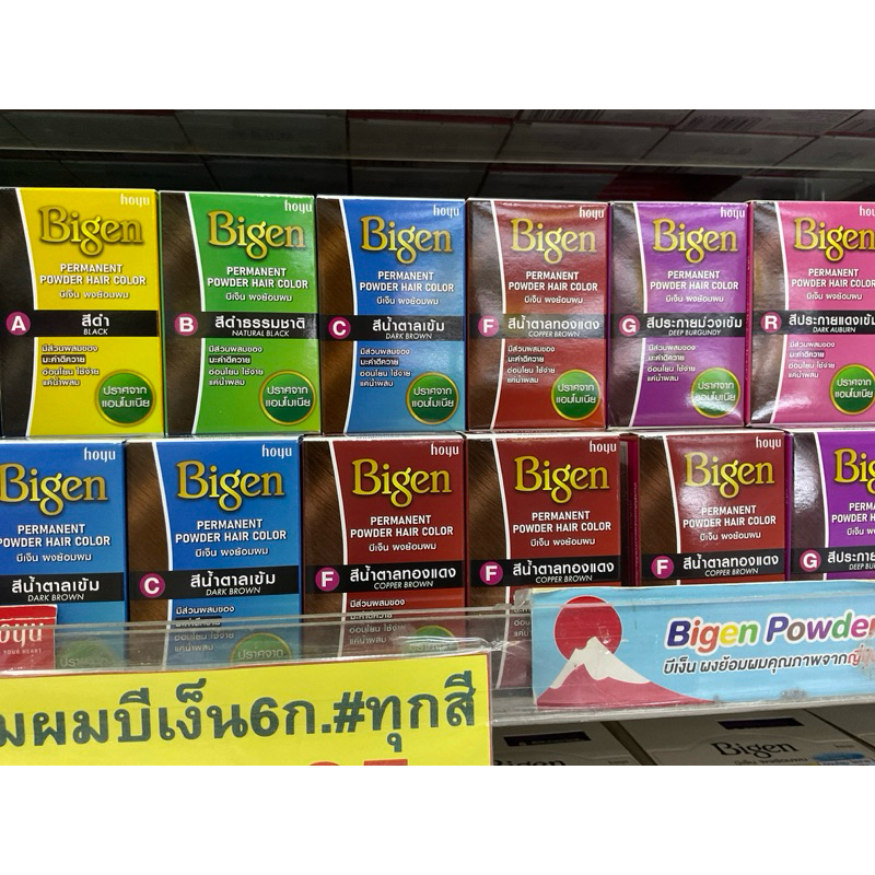 Bigen ยาย้อมผมบีเง็น 6 กรัม