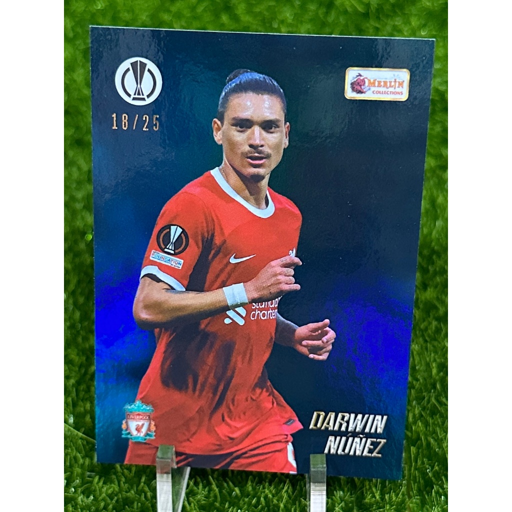 RUN /25 Darwin Nunez  Blue Refractor #5