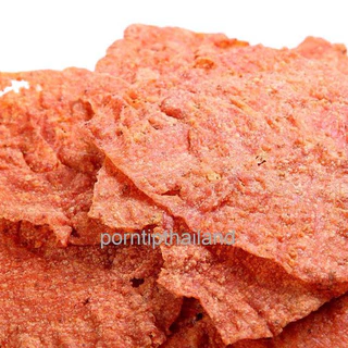 ❗️สินค้าแตกง่าย❗️พรทิพย์ หมูแผ่นกรอบ ขนาด 70-150 กรัม (เนื้อหมูล้วนๆไม่ผสมไก่ ไม่ใส่แป้ง)