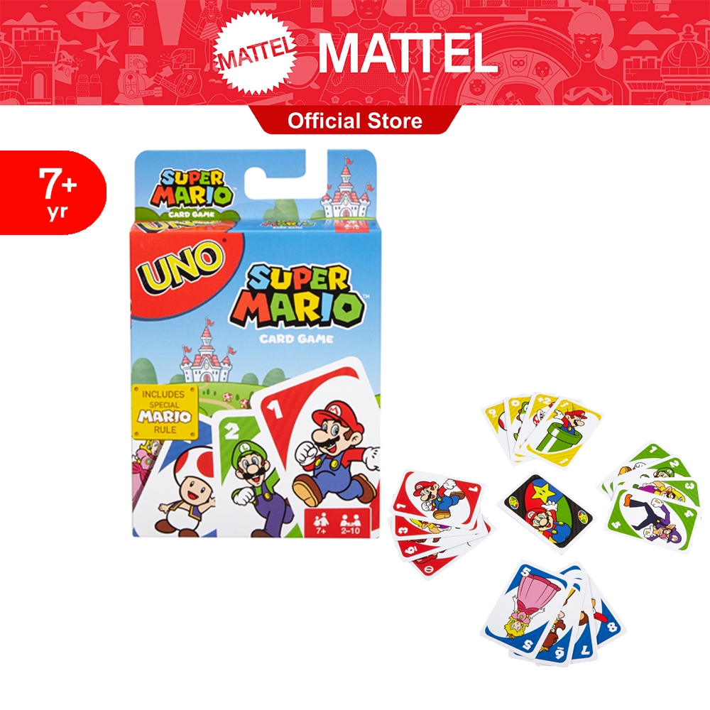 UNO Super Mario Bros เกมการ์ดอูโน่ ซุปเปอร์มาริโอ บรอส DRD00 CH