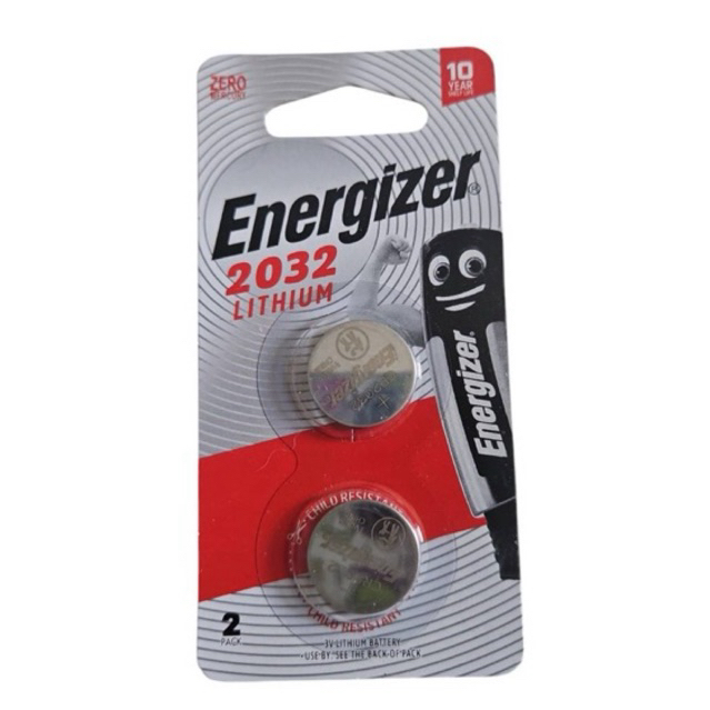 ถ่านEnergizer 2032 Lithium 3V แพคคู่ได้ถ่าน2ก้อน