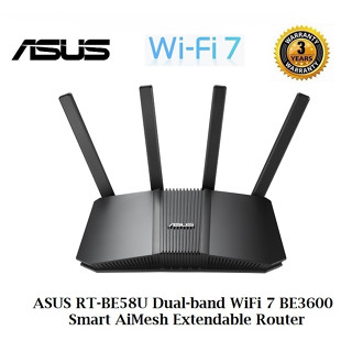 ROUTER (เร้าเตอร์) ASUS (RT-BE58U) - WIFI 7 AIMESH EXTENDABL…