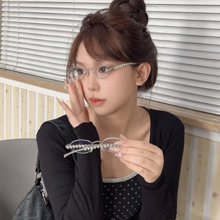 🌟พร้อมส่ง ส่งเร็ว1-2 วันถึง (แว่นตาหัวใจ) แว่นตาแฟชั่น แว่นต…