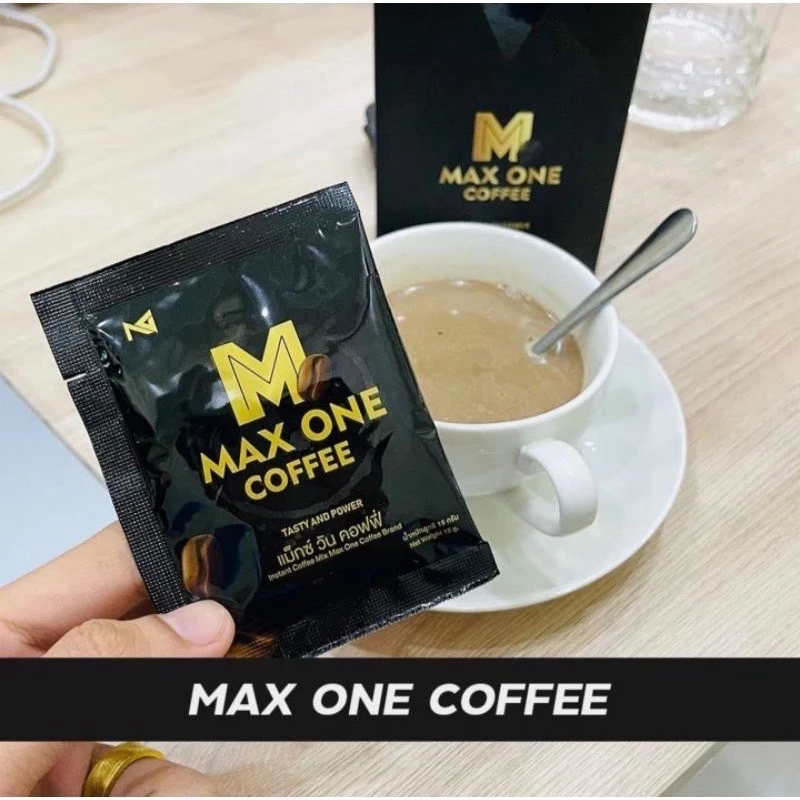 MAX ONE COFFEE #กาแฟแม็กซ์วัน #กาแฟ #ของแท้100% #กาแฟเสริมอาหารสำหรับท่านชาย บำรุงร่างกาย