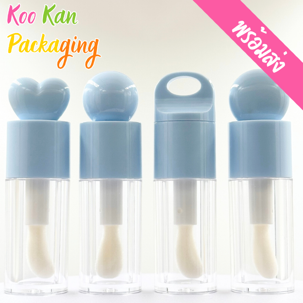 พร้อมส่ง หลอดลิปกลอส แปรงใหญ่ ขนาด 4 ml