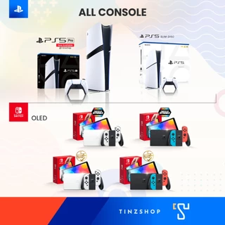 [All Console] Tinzshop รวมเครื่องเล่นเกม Nintendo Switch OLED , PS5 Slim , PS5 Pro (Synnex maxsoft /sony )