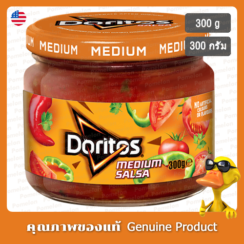 โดริโทสซอสซัลซ่าเผ็ดปานกลาง 300กรัม - Doritos Salsa Dip Medium 300g