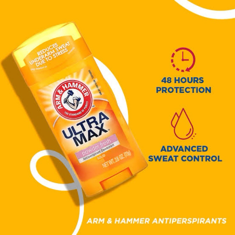 Arm & Hammer Ultra Max Deodorant ระงับกลิ่นกาย โรลออนแบบแท่ง
