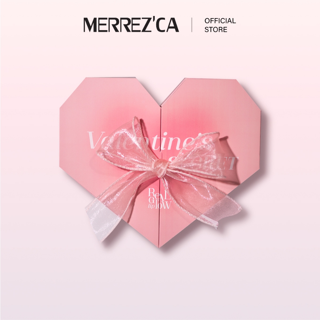 Merrezca Valentine's Secret Real Glow Lip  ลิปทิ้นท์ออร่า ปากนุ่มฉ่ำโกลว์