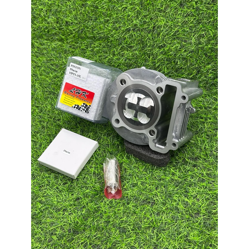 เสื้อmioลูก59/4วาวสลัก15มิลปลอกสูบยาวรองรับประเก็นได้ถึง15มิลลูกสูบหลบวาวขนาด19-22ปลอกนอกโต64มิล