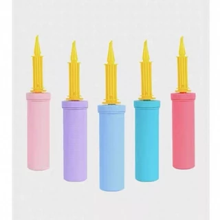 ที่สูบลูกโป่งคุณภาพดี ที่สูบลมสีพาสเทล(คละสี) มีหลายแบบ ถูก ส่งไว