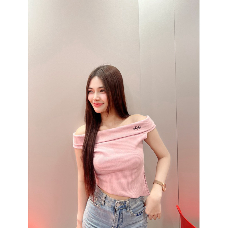 ส่งต่อsunfap ปาดไหล่สายคาเฟ่