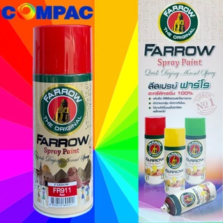 (พร้อมส่ง) FARROW Spray Paint สีสเปรย์ สีกระป๋อง ฟาร์โร อเนกประสงค์ สีอะคริลิค เรซิ่น100% สีพ่นสเปรย์ เงางามสูง 400cc