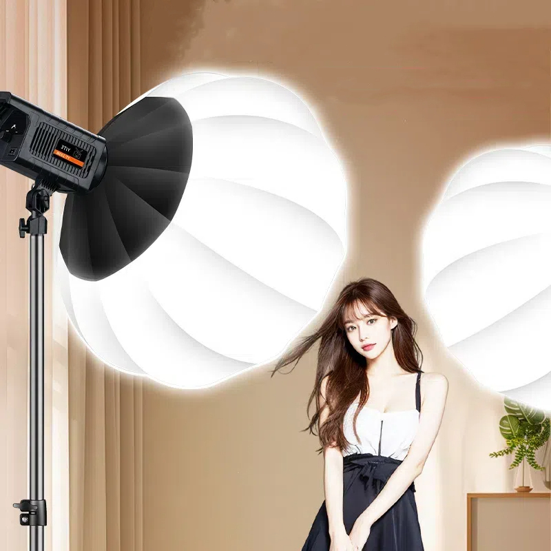 500W ไฟ LED light ไฟสตูดิโอ Softbox แถบ 65 ซม โคมไฟ Flex กล่องยืนสตูดิโอสตรีมสดภาพถ่ายวิดีโอชุดไฟ