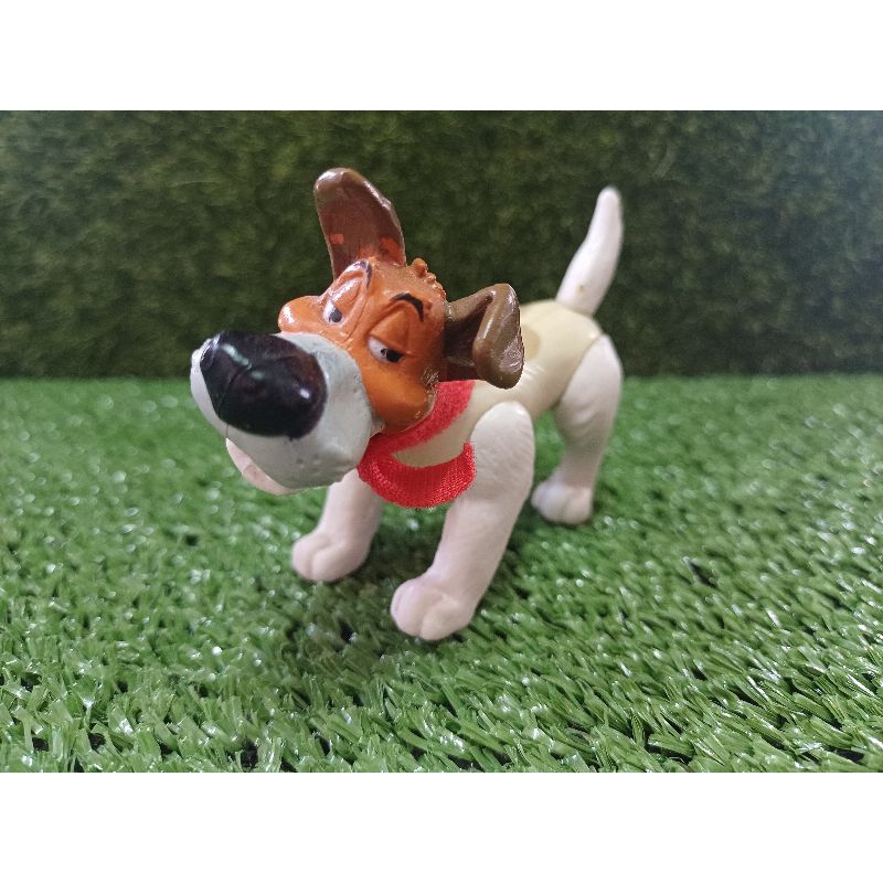 Vintage walt Disney Dodger Dog Oliver &Company PVC Figure Replacement 3.5"
