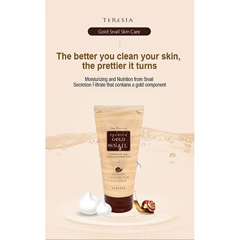 teresia gold snail skin care