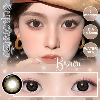 Magister & Realcon คอนแทคเลนส์ Big Eyes บิ๊กอาย น้ำตาล คอนแทคเลนส์สีดำ ค่าสายตาปกติ Doll Eyes contact lenses