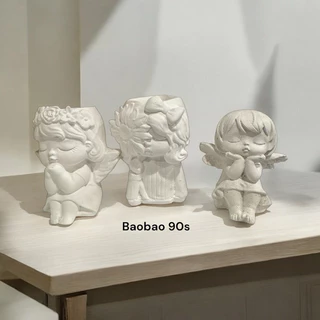 ตุ๊กตาปูนปลาสเตอร์ ระบายสี ตัวตัน (ไม่แถมสี) ราคาต่อตัว