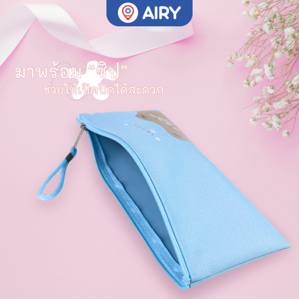 (K)กระเป๋าดินสอซองซิป B6 และ A5 รุ่น HX-3701 / HX-0065 ใส่ดินสอ สมุดหรือเครื่องสำอาง(แพ็ค 1 ชิ้น) - รูปที่ 4