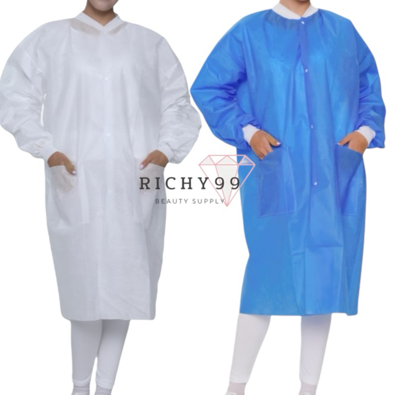 ชุดปฏิบัติงานกระดุมBP มีกระเป๋าหน้า2ข้าง ชุดกระดุมBP