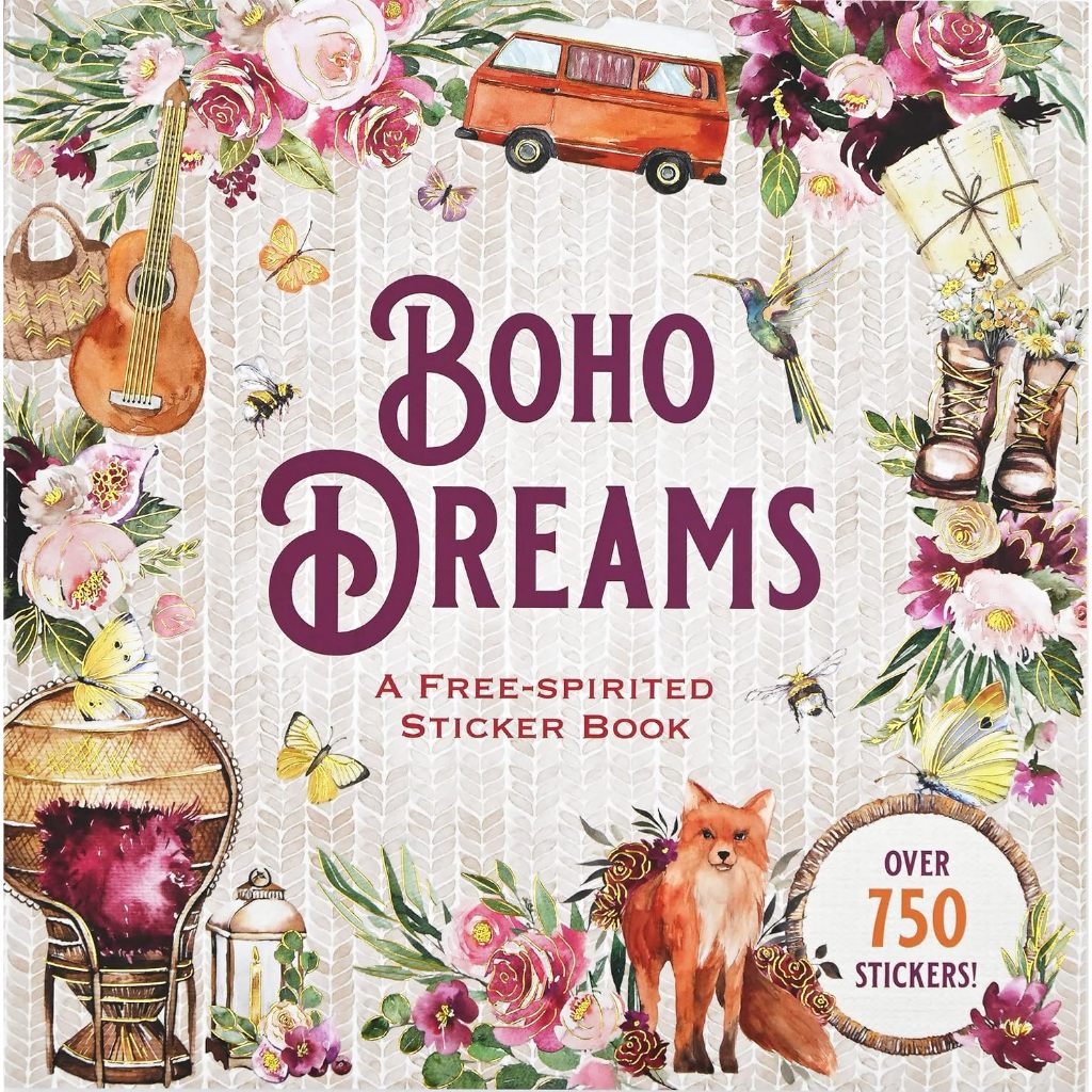 Boho Dreams Sticker Book  A Free-Spirited Sticker Book  Peter Pauper Press (creator)