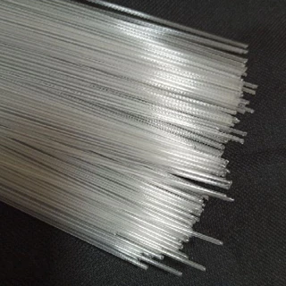 ท่อหางใส ทำทุ่นตกปลา ตกกุ้ง หางกระบอกใส มีขนาด 0.8,1.0,1.2,1.5 mm ราคาส่งเลือกขนาดได้