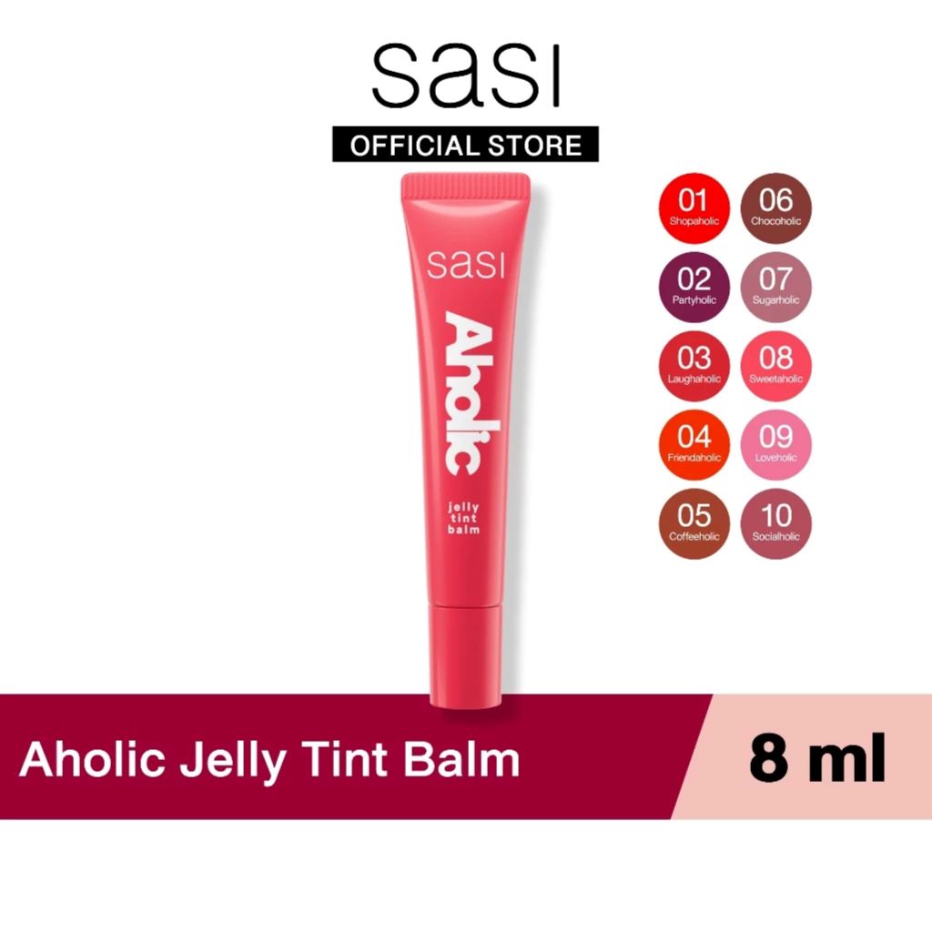 [ใหม่] sasi อะโฮลิค เจลลี่ ทินท์ บาล์ม Aholic Jelly Tint Balm 8ml