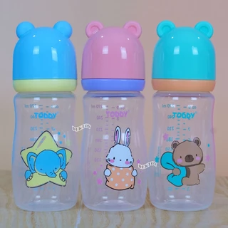 Toddy ทอดดี้ ขวดนมคอกว้าง จุกไม่ดูดไม่ไหล ขวดนม 5 และ 9 ออนซ์
