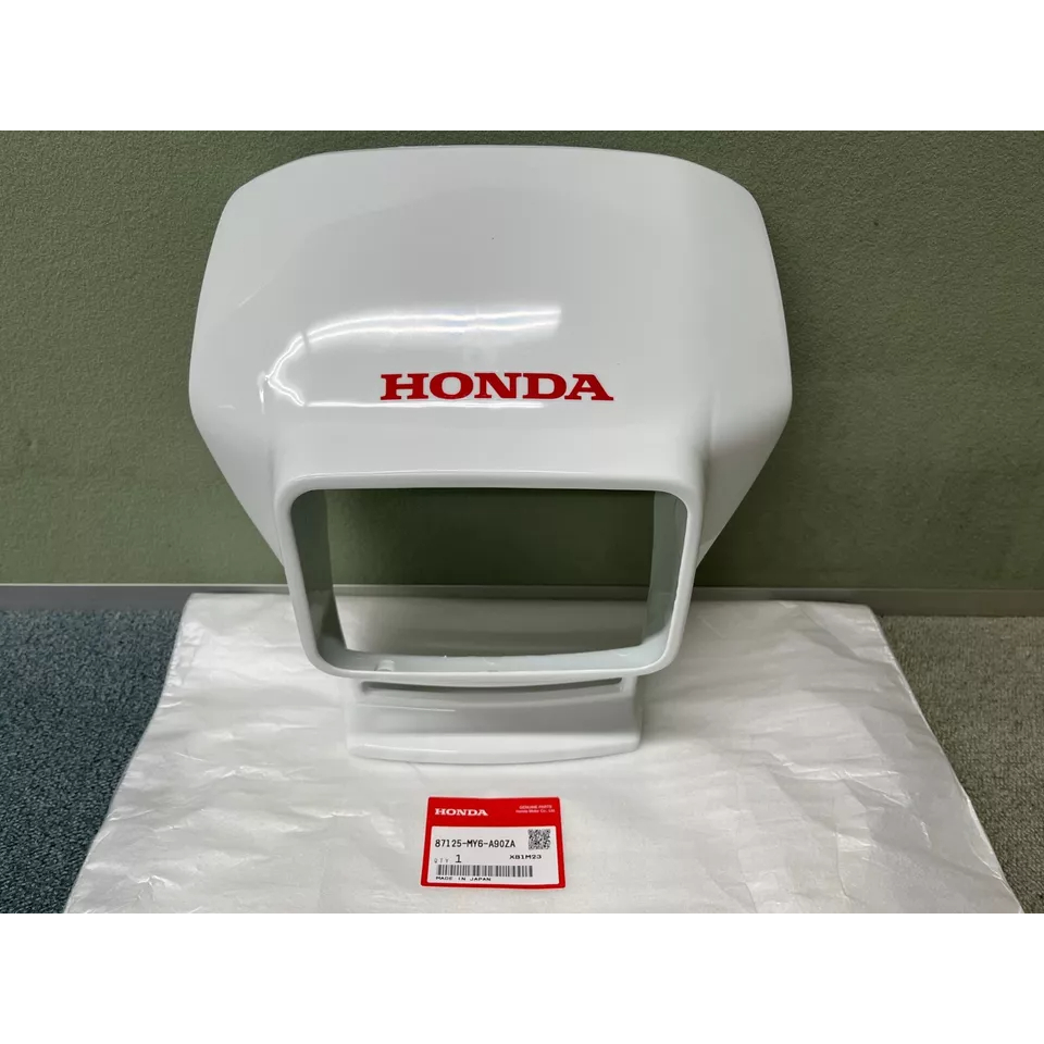 HONDA OEM FRONT VISOR WHITE 09-17 XR650L 09-17 XR 650L 87125-MY6-A90ZA New