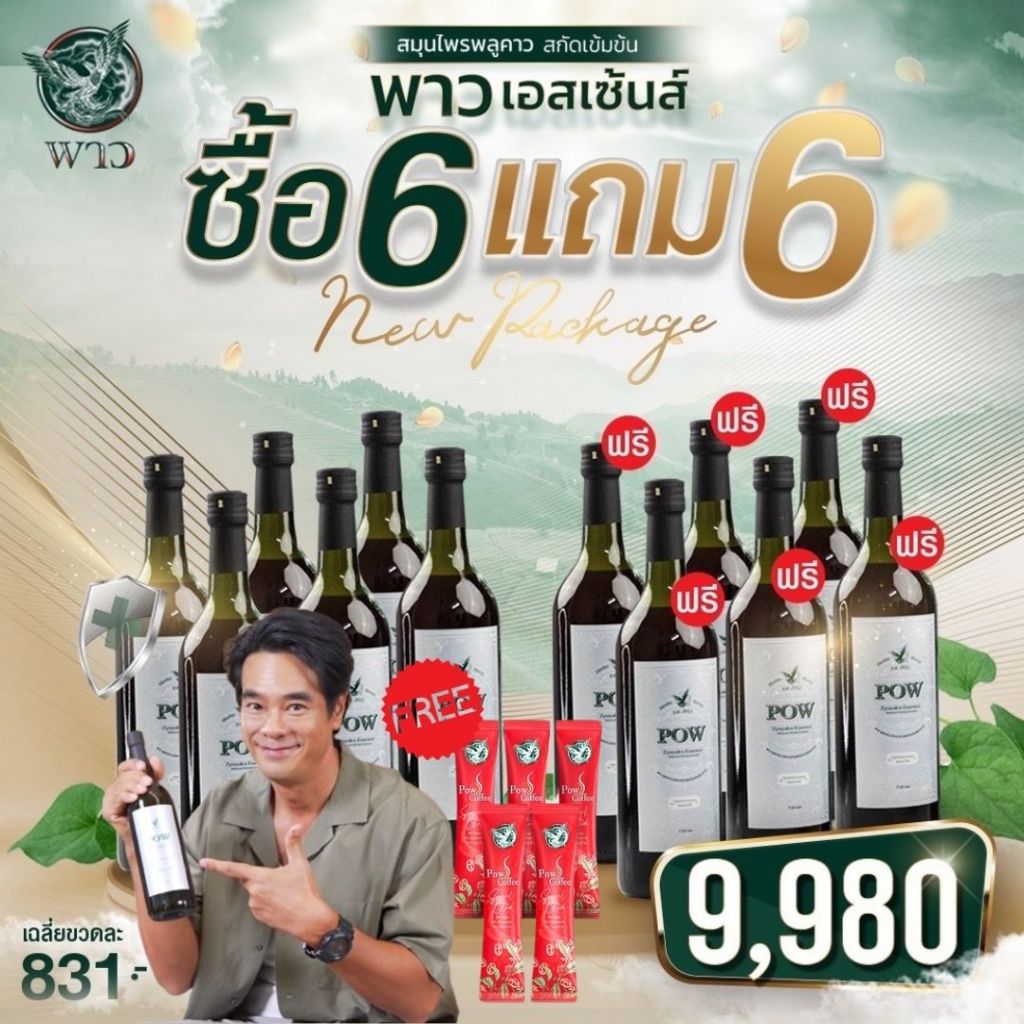 โปร พาวน้ำ น้ำสมุนไพรพลูคาวสกัดเข้มข้น ขนาด 750ml. ช่วยเสริมภูมิคุ้มกัน แก้ภูมิแพ้ ต้านมะเร็ง
