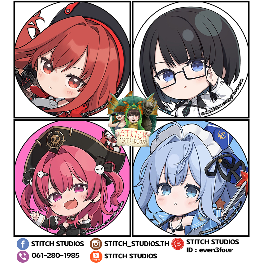 [สินค้าพร้อมส่ง] เข็มกลัด GODDESS OF VICTORY : NIKKE ชุด 2