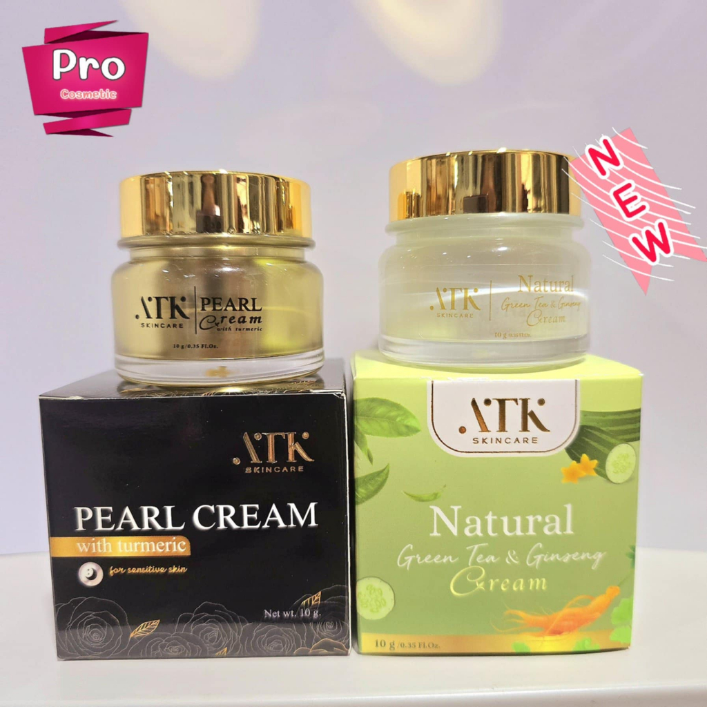 ครีมATK เอทีเค/ครีมโสมชาเขียว ขนาด 10 กรัม ของแท้ 100% ✨✨แพคเกจใหม่ล่าสุด✨✨