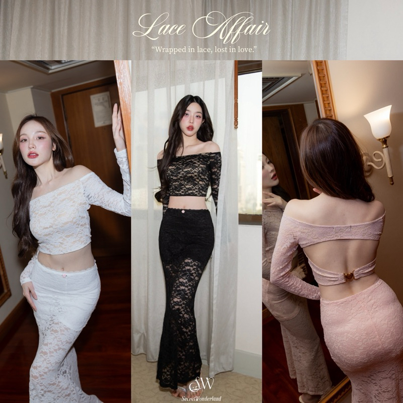 Love affair เช็ทปาดไหล่ 🖤💋