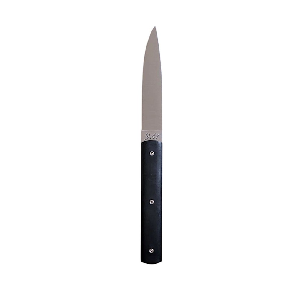 AC085 Perceval Table knife 9.47 Black Polyacetal Handle steak knife (มีดสเต็ก)