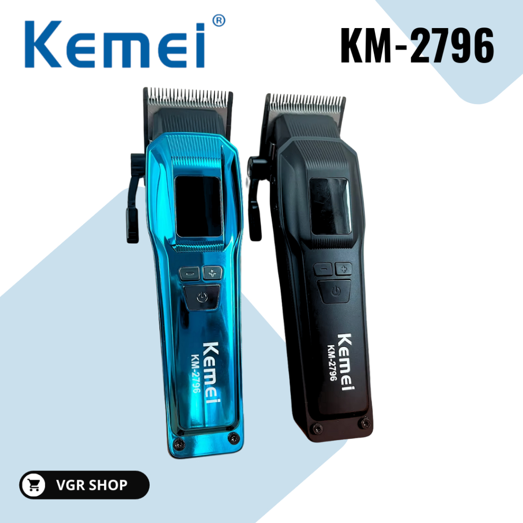 KEMEI ปัตตาเลี่ยนตัดผม รุ่น KM-2796 เน้นตัดผม มีหน้าจอ LCD รอบหมุน 9000RPM พร้อมส่งจากไทย - รูปที่ 2