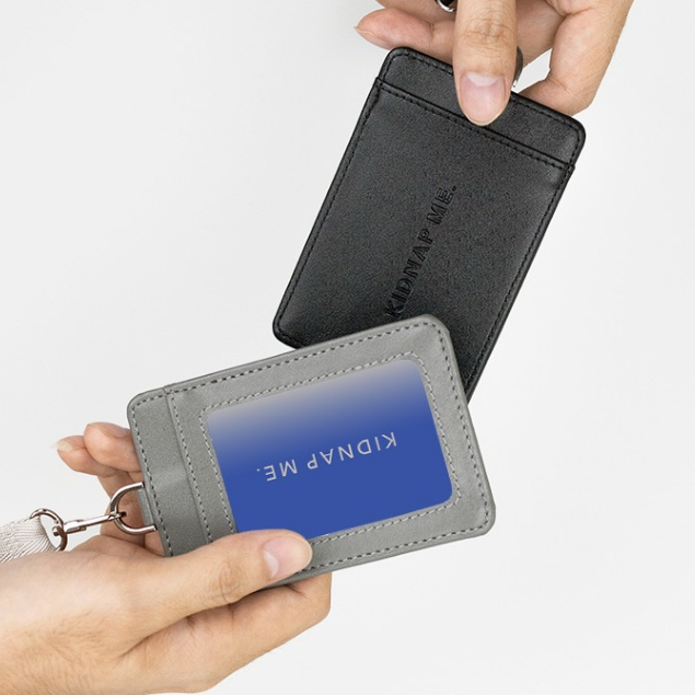 ซองหนังใส่บัตรพนักงาน ซองใส่บัตรแบบหนัง(ไม่รวมสาย) CARD HOLDER KIDNAP ME.