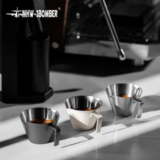 MHW-3BOMBER Stainless Steel Measuring Cup แก้วช็อต แก้วตวง espresso ขนาด 100 ml