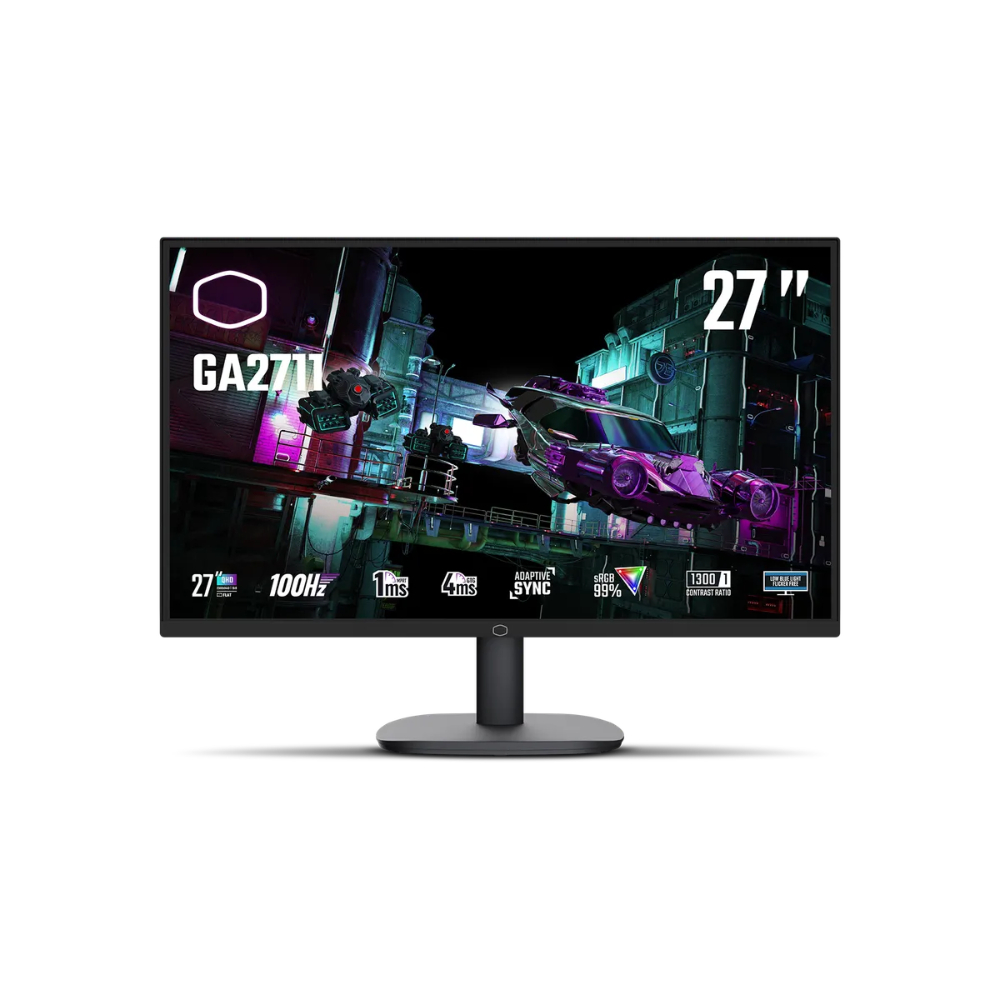 จอเกมมิ่ง 27" Cooler Master - Monitor 27" 2K QHD Flat 100Hz IPS  รับประกันศูนย์ไทย 3 ปี