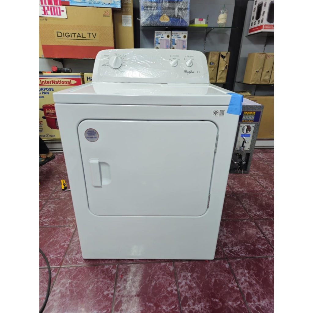 WHIRLPOOL เครื่องอบผ้าหยอดเหรียญ รุ่น 3LWED4705FW ขนาด 10.5 กก. 3LWED4705FW