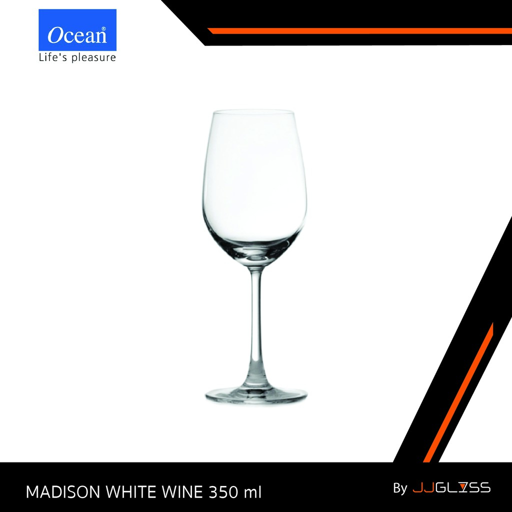 JJGLASS - (Ocean) 1015W12 White Wine 12 1/4oz. (350ml.) - แก้วไวน์ แก้วไวน์ขาว สำหรับใส่เครื่องดื่มไวน์
