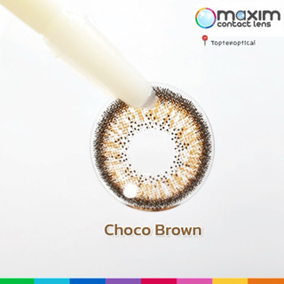 Maxim contactlens กล่องส้ม สี Chocobrown
