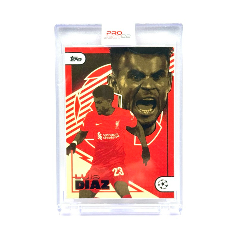 Topps Project22 Luis Diaz Liverpool FC by Matt Taylor