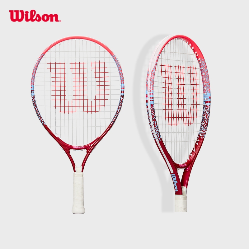 [เด็ก 2-4 ปี] WILSON Pink Ultra UV 19 ไม้เทนนิส Pre-strung (ไม้ขึ้นเอ็นแล้ว)WR152910U Official Store