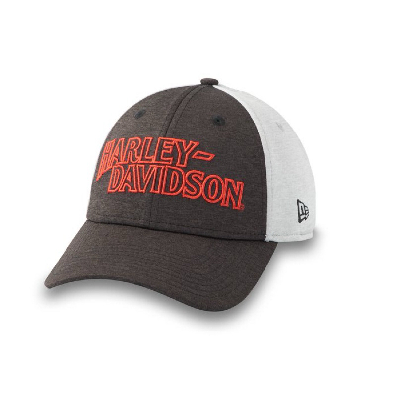 หมวกแก๊ป Drop H 39THIRTY Shadowtech Heather Stretch-Fit Cap - Medium Grey Heather 97605-25VM