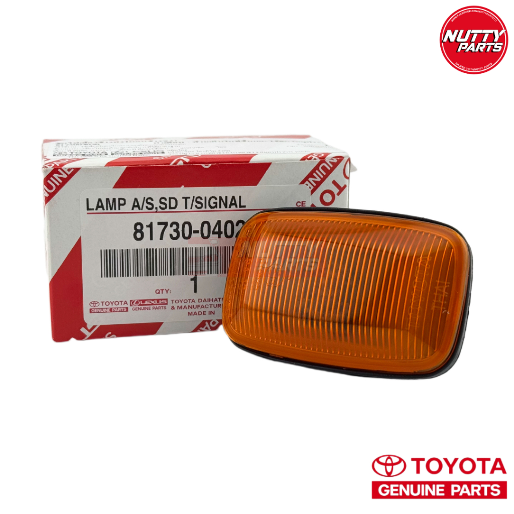 อะไหล่แท้ ไฟเลี้ยวแก้ม สีส้ม TOYOTA TIGER , VIOS , ALTIS , VIGO ไฟเลี้ยวแก้มข้าง 81730-04020