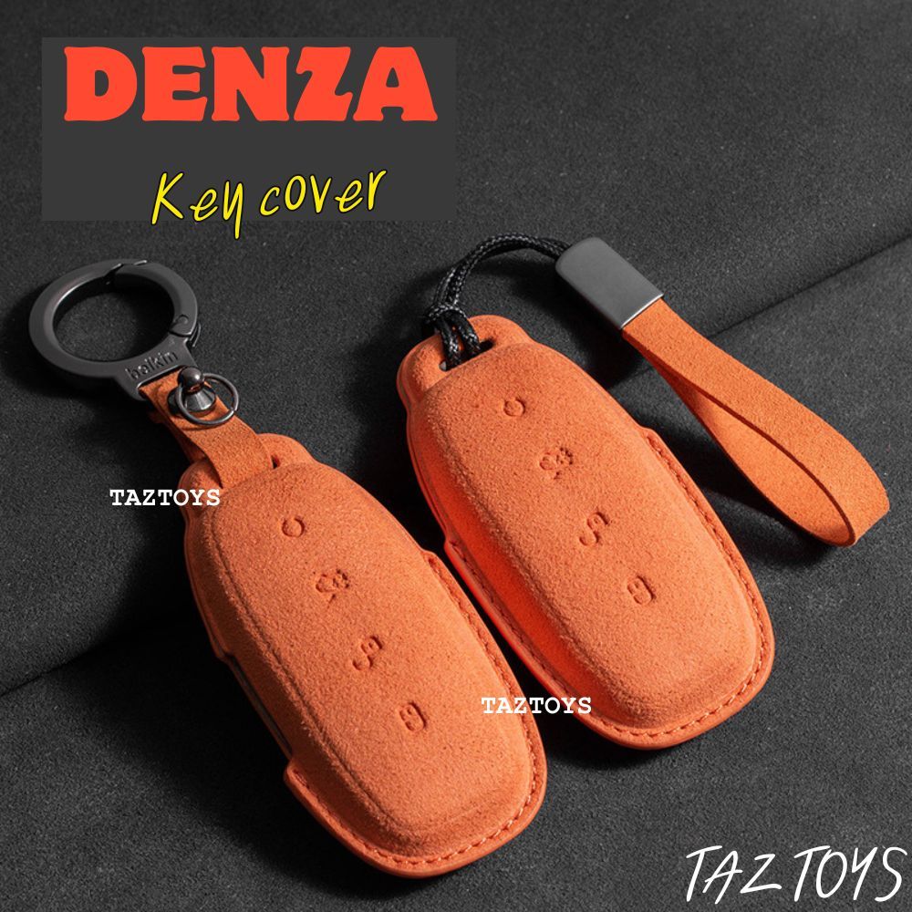 🇹🇭พร้อมส่งในไทย เคสกุญแจรีโมทรถ DENZA D9 รุ่น Suede Leather หนังกลับ