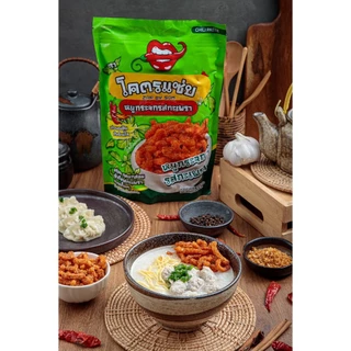 แพ็คเกจใหม่ น้ำพริกหมูกระจก รสกระเพราแซ่บ ขนาด 500 กรัม
