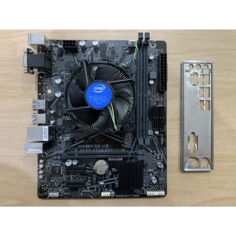 CPU INTEL CORE I3 10100F + GIGABYTE H410M S2 V2